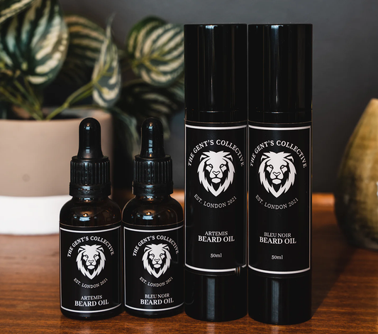 The Gent's Collective Bleu Noir and Artemis Beard Oils - 30ml/50ml